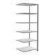 Schulte Anbauregal Bureau-opzetrek MULTplus150 2000 x 750 x 600 mm 6 legborden verzinkt met middenvergrendeling
