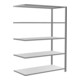 Schulte Anbauregal Bureaurek MULTplus150 1800 x 1300 x 600 mm 5 legborden verzinkt zonder middenbalk