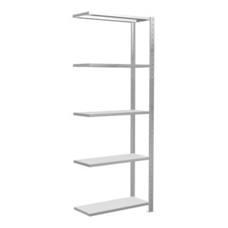 Schulte aanschroefbaar rek boutloos MULTIplus150 RAL 7035 lichtgrijs 150 kg 