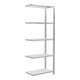 Schulte Anbauregal MULTIplus150 2000 x 750 x 400 mm 5 legborden kruisregel RAL 7035 lichtgrijs
