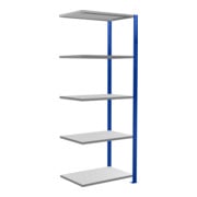 Schulte Anbauregal MULTIplus150 2000 x 750 x 500 mm 5 legborden kruisverbinding RAL 5010 gentiaanblauw/gevinkt/gevinkt-1