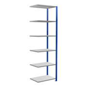 Schulte Anbauregal MULTIplus150 2500 x 750 x 500 mm 6 legborden kruisregel RAL 5010 gentiaanblauw/gezinkt/gezinkt-1