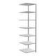 Schulte Anbauregal MULTIplus150 3000 x 750 x 800 mm 7 legborden verzinkte kruisstrebe