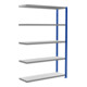 Schulte Anbauregal MULTIplus250 2000 x 1300 x 400 mm 5 legborden kruisregel RAL 5010 gentiaanblauw/verzinkt