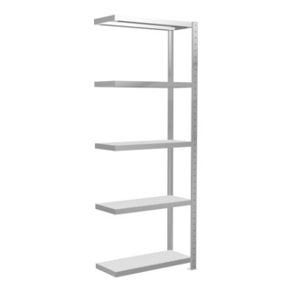 Schulte aanschroefbaar rek boutloos MULTIplus250 RAL 7035 lichtgrijs 250 kg 