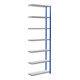 Schulte Anbauregal MULTIplus250 3000 x 1000 x 300 mm 7 legplanken kruisverbinding RAL 5010 gentiaanblauw/geverfd