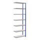 Schulte Anbauregal MULTIplus250 3000 x 1000 x 400 mm 7 legborden kruisverband RAL 5010 gentiaanblauw/gevinkt