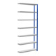 Schulte Anbauregal MULTIplus250 3000 x 1300 x 300 mm 7 legborden kruisverbinding RAL 5010 gentiaanblauw/gezinkt