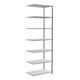 Schulte Anbauregal MULTIplus85 3000 x 1000 x 600 mm, 7 legplanken, verzinkte kruisverbinding