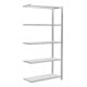 Schulte Anbauregal Steckregal MULTIplus150 2000 x 1000 x 400 mm 5 legplanken kruisregel RAL 7035 lichtgrijs