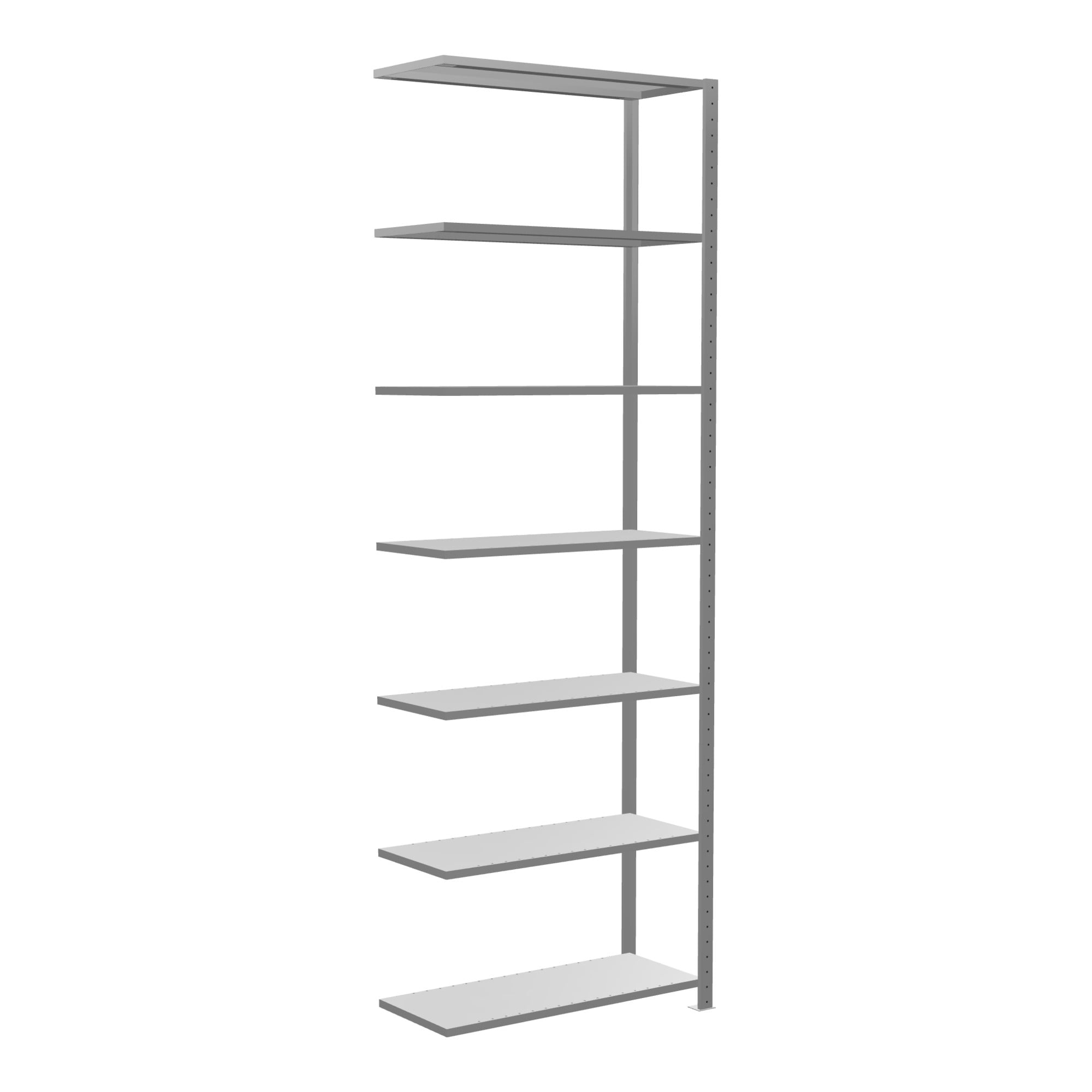 Schulte Anbauregal Steckregal MULTIplus150 3000 x 1000 x 400 mm 7 Fachböden Kreuzstrebe verzinkt ; Schulte Lagertechnik