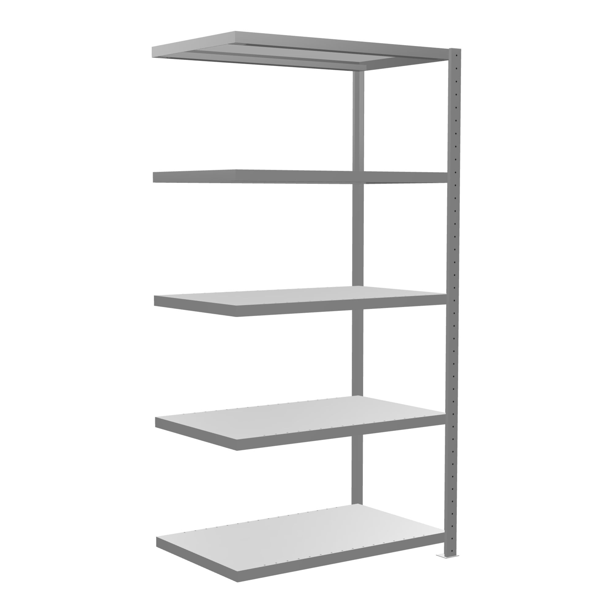 Schulte Anbauregal Steckregal MULTIplus250 2000 x 1000 x 600 mm 5 Fachböden Kreuzstrebe verzinkt ; Schulte Lagertechnik
