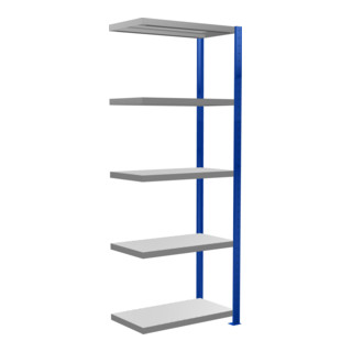 Schulte Anbauregal Steckregal MULTIplus250 RAL 5010 enzianblau/verzinkt verzinkt 250 kg