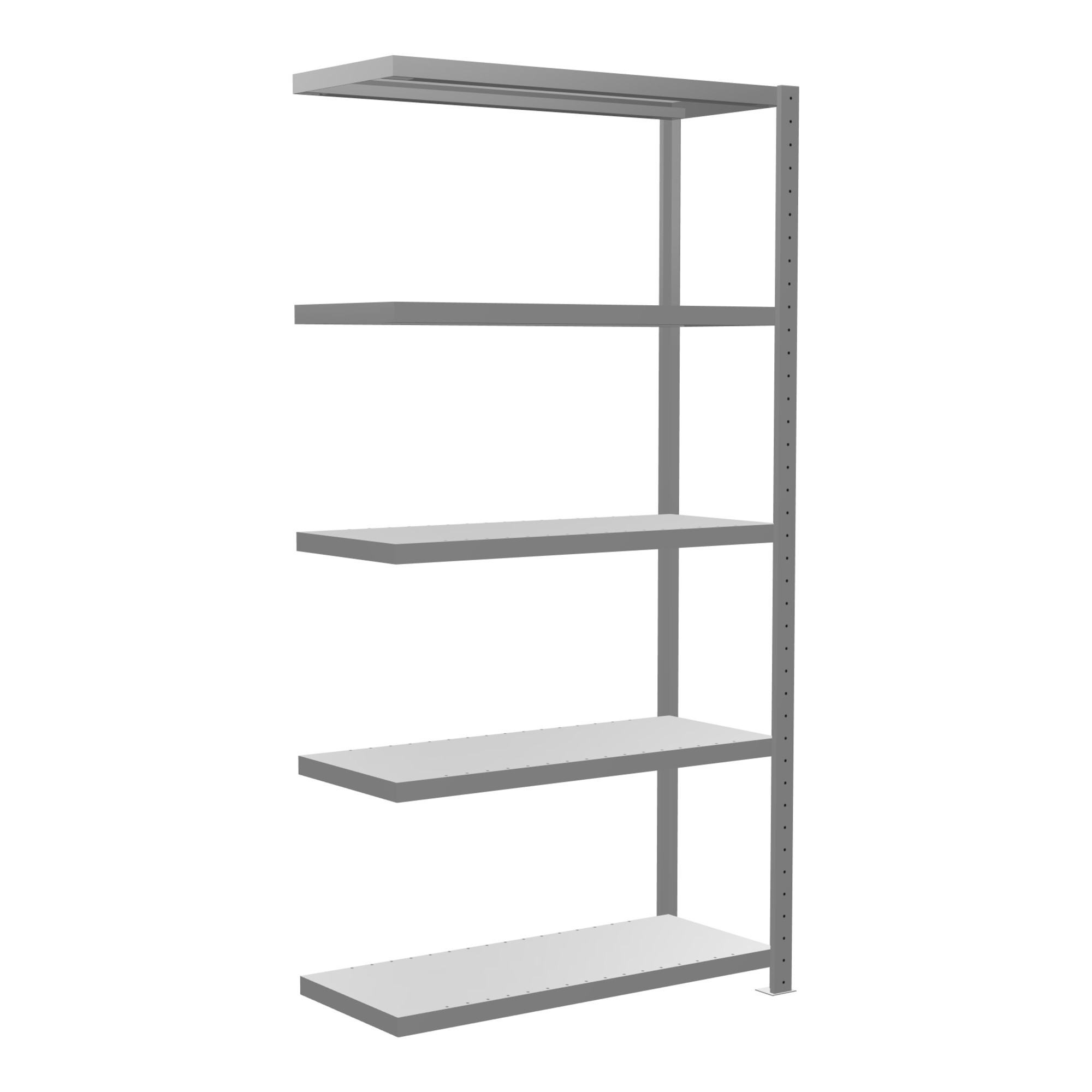 Schulte Anbauregal Steckregal MULTIplus330 2000 x 1000 x 400 mm 5 Fachböden Kreuzstrebe verzinkt ; Schulte Lagertechnik