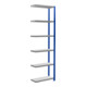 Schulte Anbauregal Steckrek MULTIplus250 2500 x 750 x 300 mm 6 legplanken kruisverbinding RAL 5010 gentiaanblauw/gezinkt/gezinkt