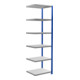Schulte Anbauregal Steekrek MULTIplus250 2500 x 750 x 600 mm 6 legplanken kruisstang RAL 5010 gentiaanblauw/gevinkt/gevinkt