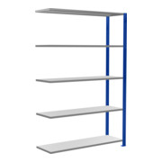 Schulte Anbauregal Stekkerrek MULTIplus150 2000 x 1300 x 400 mm 5 legborden kruisverbinding RAL 5010 gentiaanblauw/geverfd-1