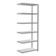 Schulte Anbauregal Stekkerrek MULTIplus330 2500 x 1000 x 500 mm 6 legplanken verzinkt met kruisverbinding