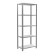 Schulte basisrek boutloos "MULTIplus150", afmeting 2000 x 750 x 400 mm, 5 etages, dwarsbalk verzinkt