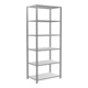 Schulte basisrek boutloos "MULTIplus150", afmeting 2500 x 1000 x 600 mm, 6 etages, dwarsbalk verzinkt