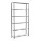 Schulte basisrek boutloos "MULTIplus150", afmeting 2500 x 1300 x 300 mm, 6 etages, dwarsbalk verzinkt