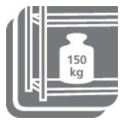 Schulte Étagère modulaire Anbaufeld 200×100×60 cm-5