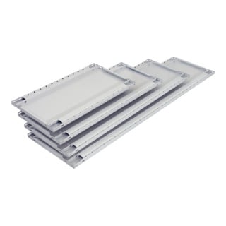 Schulte Extra legbord MULTIplus150 RAL 7035 lichtgrijs incl. 4 legborddragers RAL 7035 lichtgrijs 150 kg