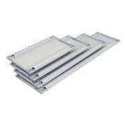 Schulte Extra vakbodem MULTIplus85 1300 x 300 RAL 7035 lichtgrijs incl. 4 schroeven + moeren-1