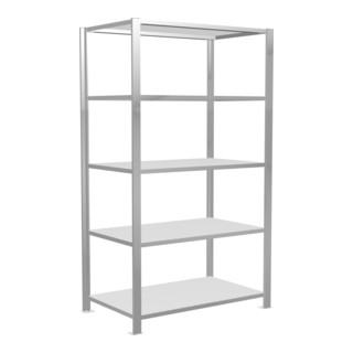 Schulte Bureaukast Stecksystem MULTIplus150, 5 legborden, diepte 600 mm, aan beide zijden te gebruiken, versteviging door lengtestang, met middenstop