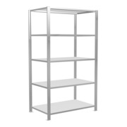 Schulte Bureaukast Stecksystem MULTIplus150, 5 legborden, diepte 600 mm, aan beide zijden te gebruiken, versteviging door lengtestang, met middenstop-1