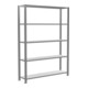 Schulte Grundregal Bureau-opzetrek MULTIplus85 1800 x 1300 x 300 mm 5 legborden verzinkte kruissteun met aanslaglijst