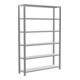 Schulte Grundregal MULTIplus85 kantoor-steekrek 2000 x 1300 x 300 mm 6 legborden verzinkt zonder aanslaglijst
