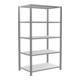 Schulte Grundregal MULTplus150 kantoor legbord 1800 x 1000 x 600 mm, 5 legplanken, verzinkte lengtestang met middenvergrendeling