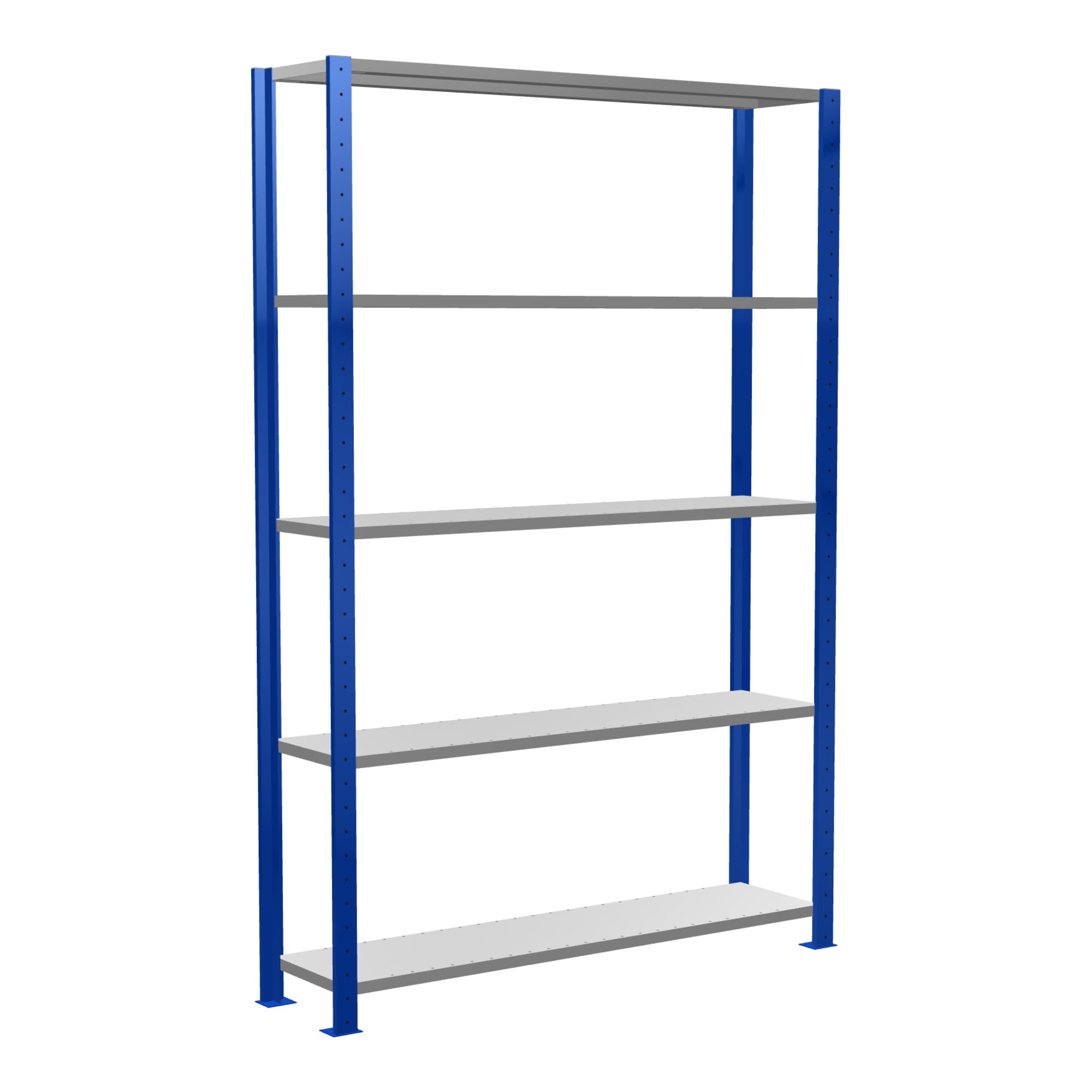Schulte Grundregal Steckregal MULTIplus150 2000 x 1300 x 300 mm 5 Fachböden Kreuzstrebe RAL 5010 enzianblau/verzinkt ; Schulte Lagertechnik