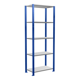 Schulte Grundregal Steckregal MULTIplus150 RAL 5010 enzianblau/verzinkt 150 kg