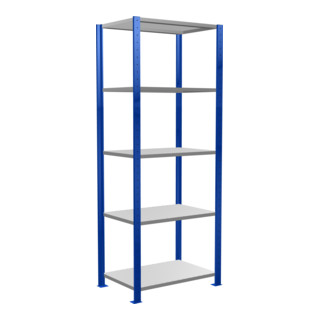 Schulte Grundregal Steckregal MULTIplus150 RAL 5010 enzianblau/verzinkt 150 kg