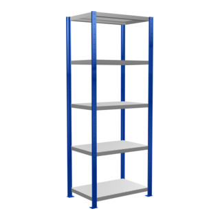 Schulte Grundregal Steckregal MULTIplus250 RAL 5010 enzianblau/verzinkt verzinkt 250 kg