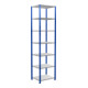 Schulte Grundregal Stekkerrek MULTIplus150 3000 x 750 x 600 mm 7 legborden kruisverbinding RAL 5010 gentiaanblauw/verzinkt/verzinkt