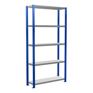 Schulte basisrek boutloos MULTIplus250, RAL 5010 gentiaanblauw/verzinkt 250 kg 