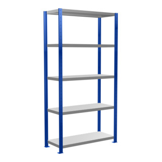 Schulte Grundregal Steckregal MULTIplus330 RAL 5010 gentiaanblauw/verzinkt 330 kg 1000 mm