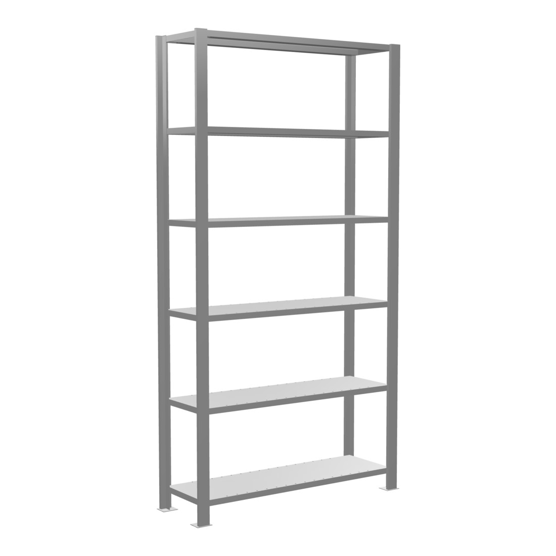 Schulte Grundrek Bureau-opzetrek MULTIplus85 2000 x 1000 x 300 mm 6 legborden verzinkte kruisstrebe met aanslaglijst