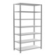 Schulte Grundrek kantooropbergsysteem MULTplus150 2300 x 1300 x 600 mm 7 legborden verzinkte lengtestang met middenvergrendeling