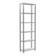 Schulte Grundrek "Steckrek MULTIplus150", 2500 x 750 x 300 mm, 6 legborden, verzinkte kruisverbinding
