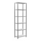 Schulte Grundrek "Steckrek MULTIplus150", 2500 x 750 x 400 mm, 6 legborden, verzinkte kruisstrebe