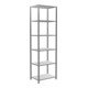 Schulte Grundrek "Steckrek MULTIplus150", 2500 x 750 x 500 mm, 6 legborden, verzinkte kruissteun