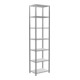 Schulte Grundrek "Steckrek MULTIplus150", 3000 x 750 x 500 mm, 7 legborden, verzinkte kruisverbinding