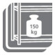Schulte Steckregal Anbau verz. 2000x1000x500mm 1Rahmen/4Böden Feldlast 1300kg-5