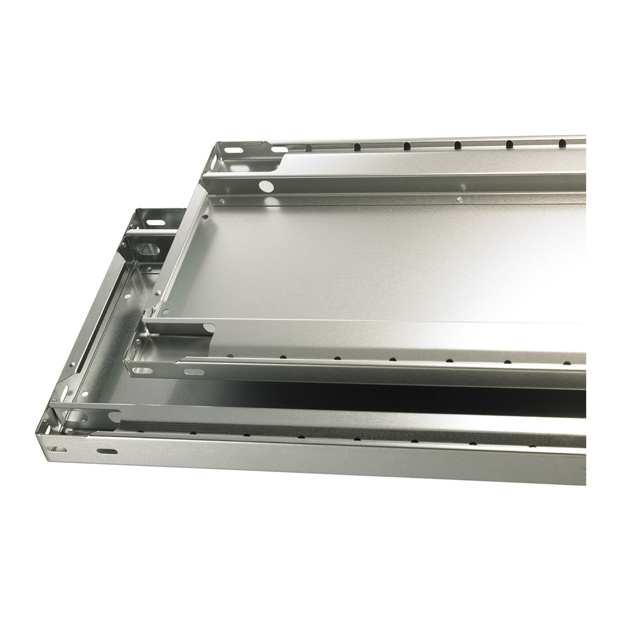 Schulte Zusatz-Fachboden MULTIplus150 750 x 400 verzinkt inkl. 8 Schauben + Muttern ; Schulte Lagertechnik