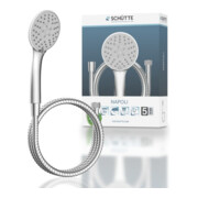 SCHÜTTE NAPOLI Ensemble de douchette à main chrome