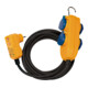 Schutzadapterkabel FI IP54 mit Powerblock 10m H07RN-F3G1,5-1
